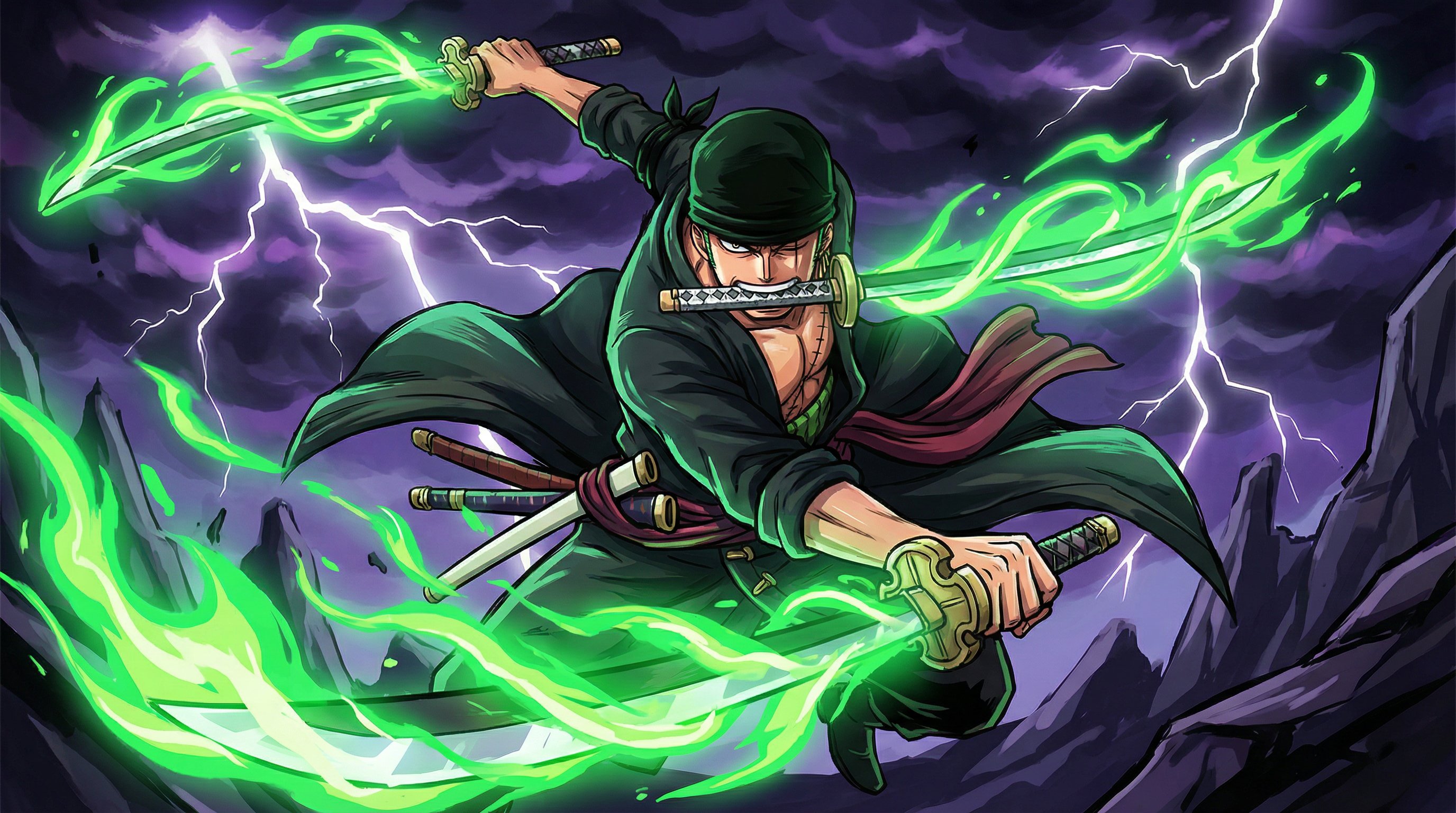 国产视频视频解说：索隆三刀流觉醒全纪录